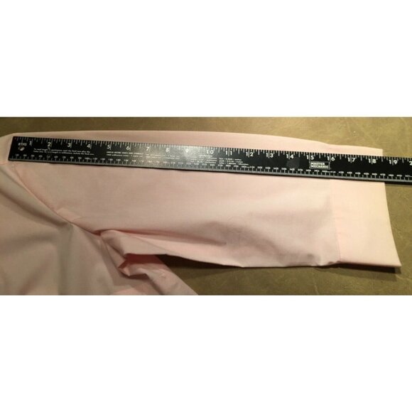 NEW YORK & COMPANY “City Stretch” Fitted STRETCH Blouse, PINK, NWT, Size L - Picture 6 of 8